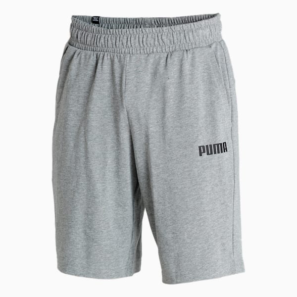 Essential Men's Knitted Regular Fit 10" Shorts, Medium Gray Heather, extralarge-IND